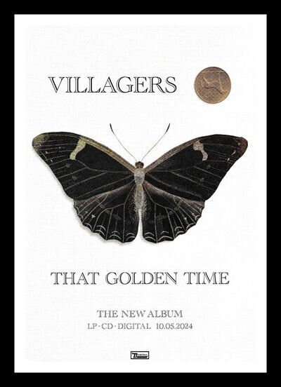 Villagers That Golden Time Album Framed Original Poster Picture Music Print A4