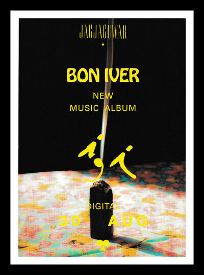 Bon Iver Jagjaguwar Album Framed Original Poster Picture Music Print A4