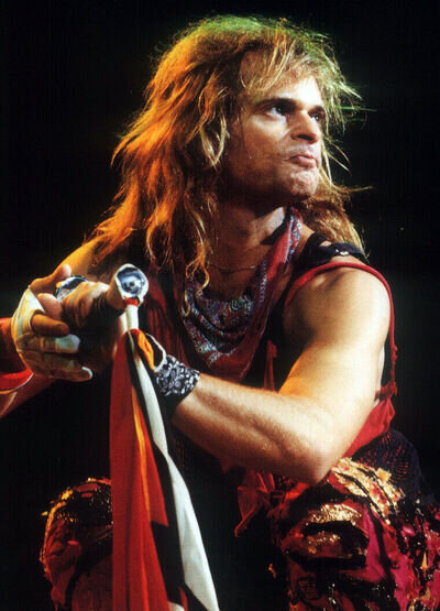 VAN HALEN POSTER PAGE . DAVID LEE ROTH . J9