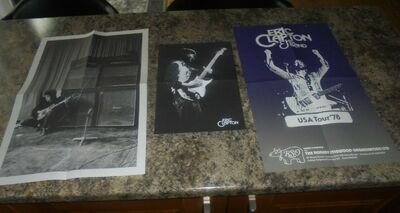 ERIC CLAPTON POSTERS SET OF THREE