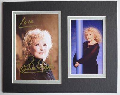 Petula Clark Signed Autograph 10x8 photo mount display Music Downtown AFTAL COA