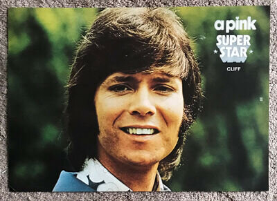 CLIFF RICHARD - 1974 Full page UK magazine annual poster