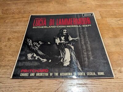 UK Decca SXL 2315 Wideband Gr label 1G1G Highlights Lucia Di Lammermoor NM