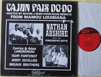 Cajun Fais Do-Do LP - Nathan Abshire & His Pinegrove Boys - Arhoolie F5004