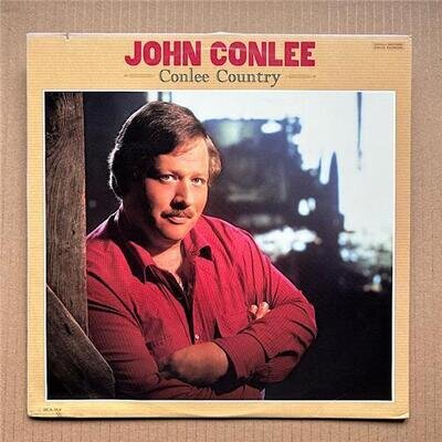 JOHN CONLEE CONLEE COUNTRY LP 1986 compilation - saw cut in cover USA