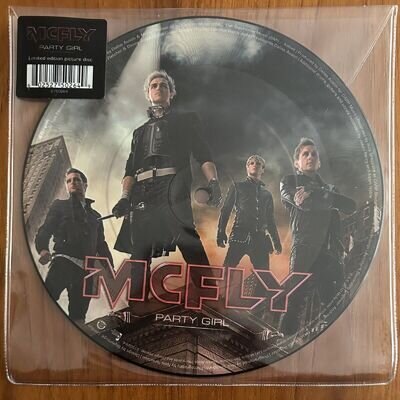 McFly - Party Girl - 7” Limited Edition Picture Disc Vinyl (2010)