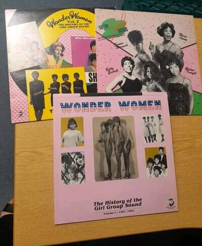 X3 LP's Various - Wonder Women History Of The Girl Groups Vols 1&2&3