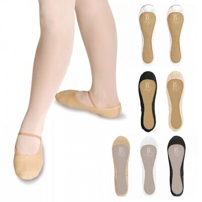 NEW ROCH VALLEY LEATHER CANVAS SATIN BALLET SHOES DANCE PUMPS WOMENS CHILDRENS