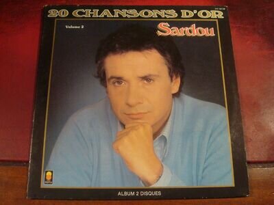 MICHEL SARDOU - `20 CHANSONS D`OR, VOL.2)` - 2 x LP - EXCELLENT CONDITION