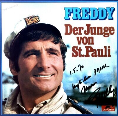 Freddy Quinn - Der Junge Von St. Pauli GER LP 1970 FOC (VG+/VG+) SIGNIERT '