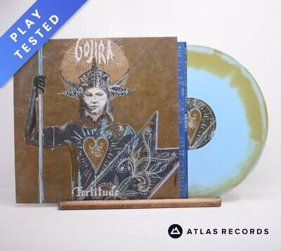 Gojira Fortitude Blue And Gold Swirl LP Album Vinyl Record - NM/NM