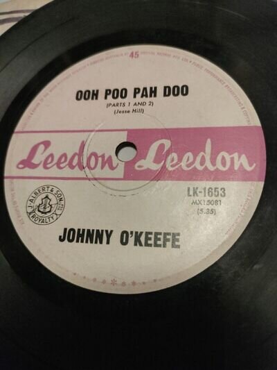 Johnny O'Keefe ‎– Ooh Poo Pah Doo (Parts 1 And 2). 7"