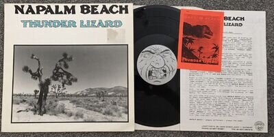 NAPALM BEACH:"THUNDER LIZARD".1991 GERMAN SATYRICON.INCLUDES INSERT.EXCELLENT.