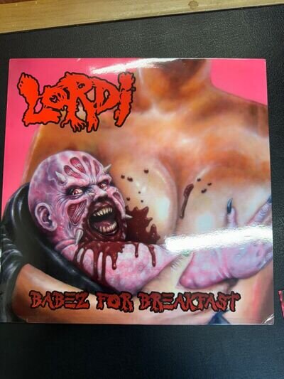 Lordi - Babez for Breakfast Ltd Edition numbered Red Vinyl LP