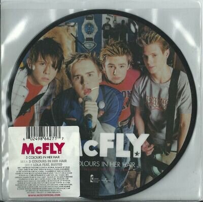 MCFLY - FIVE COLOURS IN HER HAIR / MCFLY FEAT. BUSTED - LOLA 2004 EU 7" PIC DISC