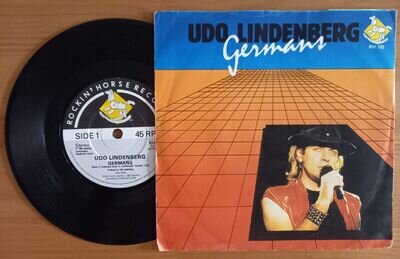 Udo Lindenberg "Germans" 7 inch vinyl 1984 45rpm