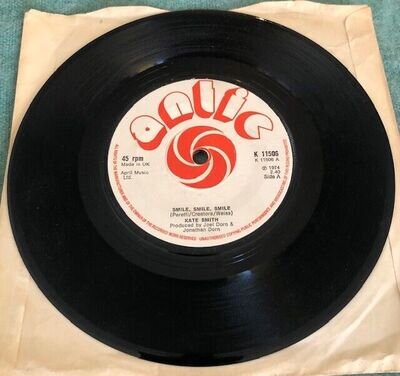 Kate Smith - Smile Smile Smile/A Perfect Love - Org UK 1974 Issue 45