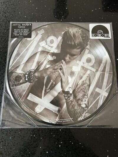 Justin Bieber - Purpose RSD 2016 Picture Disc Vinyl (Record Store Day) used