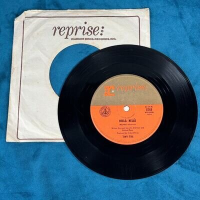 Tiny Tim – Hello, Hello - Vinyl, 7", Single, 45 RPM Record - 1968 Rock, POP -VG