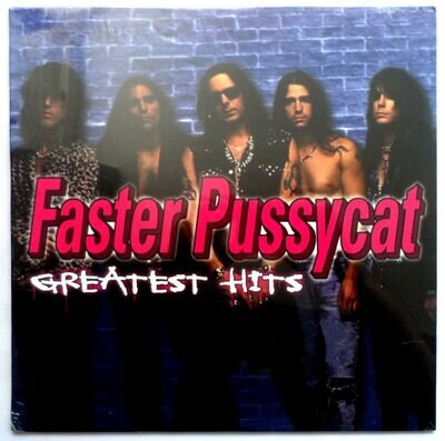 FASTER PUSSYCAT - GREATEST HITS LP COLOURED VINYL *NEW - MINOR SLEEVE SCUFFING*