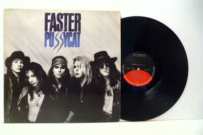 FASTER PUSSYCAT faster pussycat self titled LP VG+/VG+, 960 730-1, vinyl, album