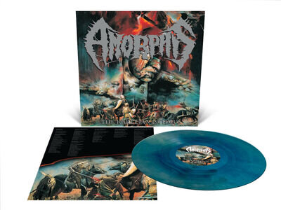 Amorphis The Karelian Isthmus Galaxy Merge Sea Blue Metallic Silver Vinyl NEW