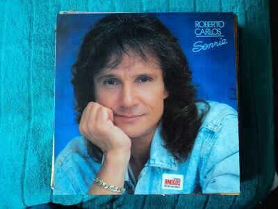 ROBERTO CARLOS - SONRIE ~ CBS -DCS-1291 1989 EX+ / EX+