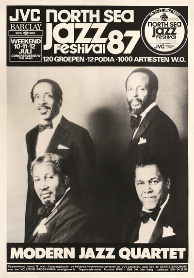 North Sea Jazz Festival 1987 Modern Jazz Quartet Original The Hague, The Neth...