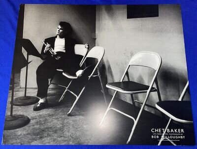 vintage 1991 Chet Baker PHOTO (LA 1953) POSTER Bob Willoughby PORTFOLIO Ed.23x28