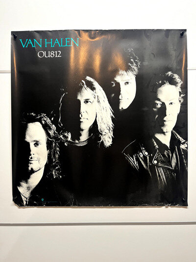 Poster: Van Halen: OU812 (1988): original CD LP promo 27x27