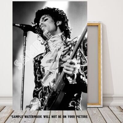 PRINCE CANVAS PICTURE #1 PURPLE RAIN MUSIC PICTURE FRAMED PRINCE CANVAS WALL ART