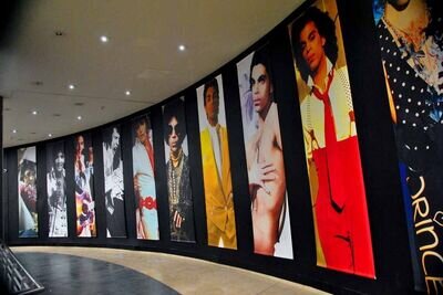 My Name Is Prince musician exhibition O2 Arena photograph picture poster print