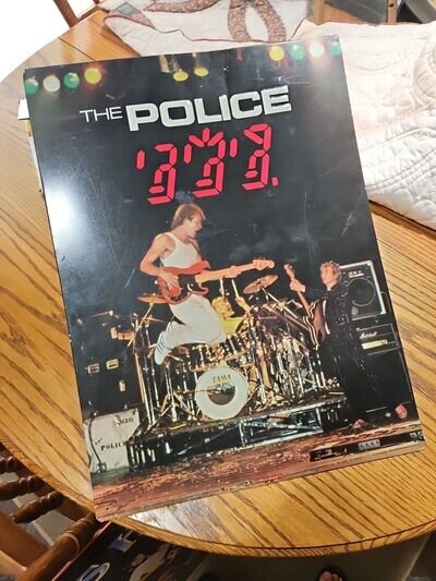 The Police BAND ALUMINUM Vintage US Promo Poster 17x23" Sting