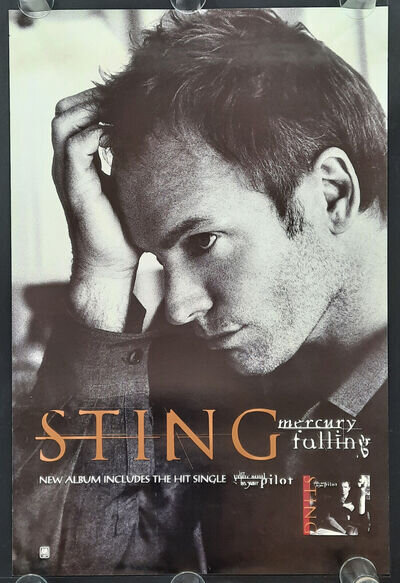 +++ 1996 STING Promotion Poster Album "Mercury Falling" 1st print