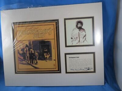 STANLEY MOUSE SIGNED Autograph WORKINGMAN's Grateful Dead LP Art Jerry Garcia