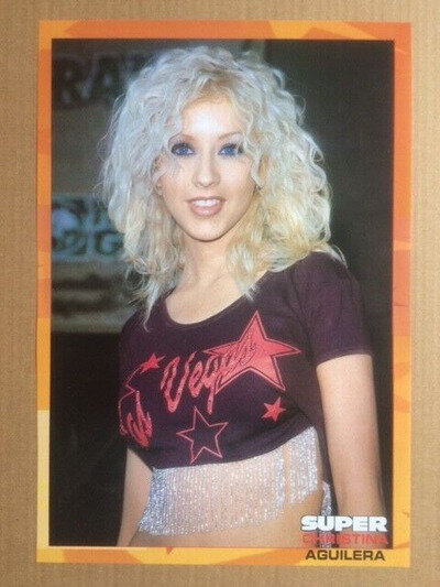 CHRISTINA AGUILERA Ex-Scrapbook 2023 Original Vintage Magazine Clipping / Poster