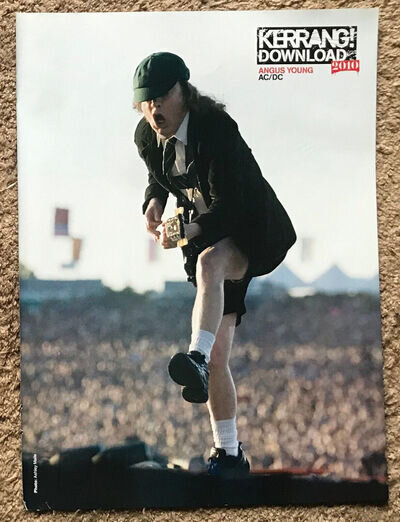 ANGUS YOUNG - 2010 full page UK magazine poster AC/DC