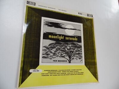 TEX BENEKE , MOONLIGHT SERENADE .12" VINYL LP RECORD.1959,1B/1B,MONO,SWING.EX/EX