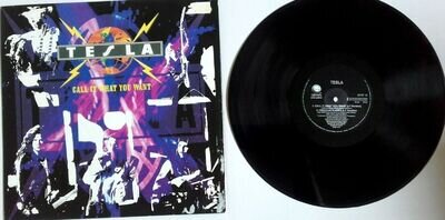 EX/EX Tesla Call It What You Want 12" VINYL 1991 AC/DC Def Leppard