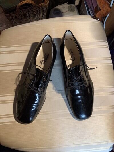 Men’s Holbrook Ballroom Dance Shoes In Patent Leather Size 8 Worn Twice