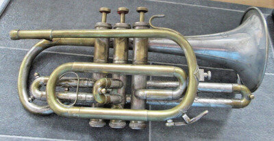 Vintage Barratts Of Manchester Cornet - Made In GDR - Ser. No. 82357