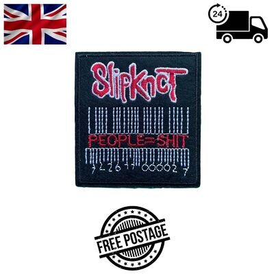 Rock/Heavy Metal Patch - New - Slipknot - People = Sh!t Logo