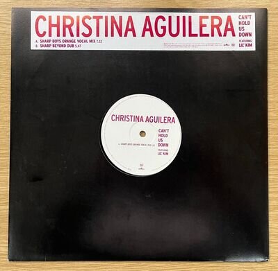 CHRISTINA AGUILERA : CAN'T HOLD US DOWN 12" Ft LIL KIM best