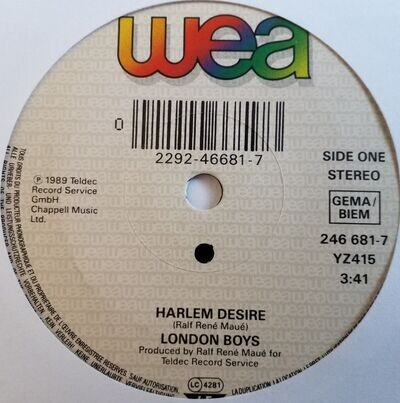 London Boys - Harlem Desire - 7" Vinyl Single (4)