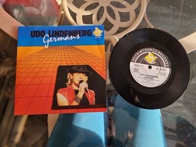 Udo Lindenberg Germans The Shadow The Bear 1984 - 7" SINGLE RECORD Vinyl