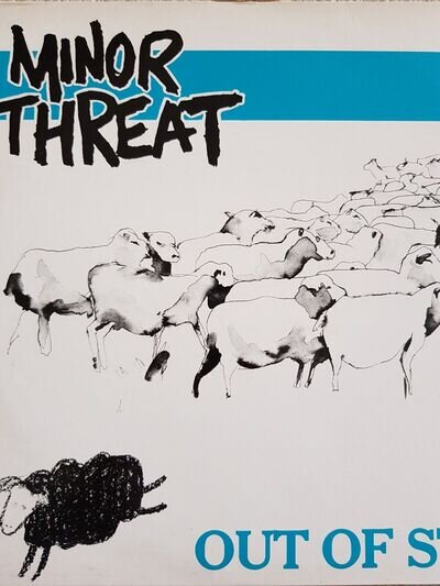 Minor Threat ,Out Of Step,12" EP, N.Mint/VG+,Dischord, Re -press,Punk,Hardcore