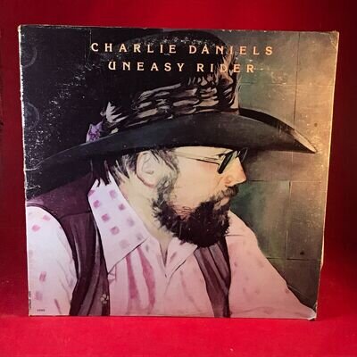 CHARLIE DANIELS Uneasy Rider 1976 US vinyl LP band Honey In The Rock Funky Junky