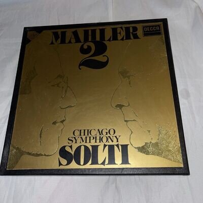 MAHLER SYMPHONY No 2 - Georg SOLTI / Chicago Symphony 2 x Vinyl LP BOX SET