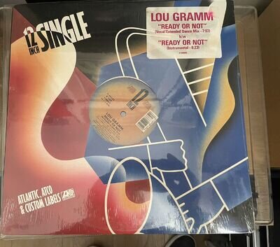 Lou Gramm (Foreigner)- Ready Or Not 12” USA Import. Sealed