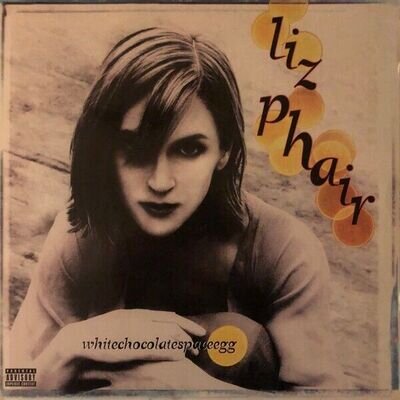 LIZ PHAIR WHITECHOCOLATESPACEEGG RARE YELLOW SWIRL DOUBLE VINYL WITH LYRIC SHEET